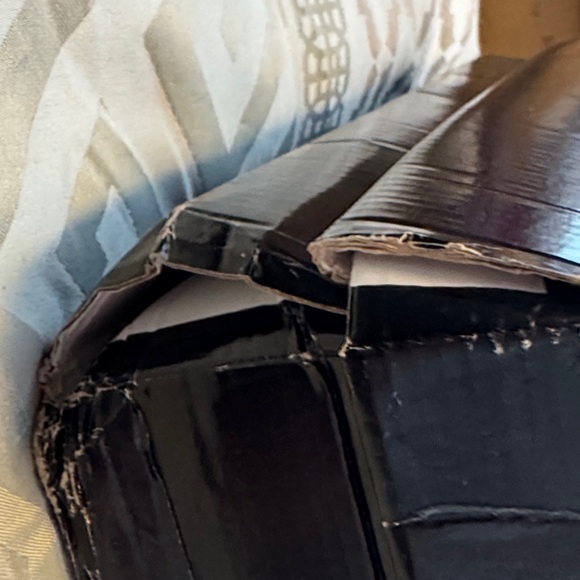 Aqua Black Heeled Platform Boots - Picture 8 of 8